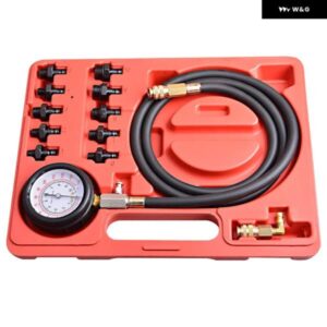 エンジン 油圧 テストキット テスターガレージツールオイル低下ハザード装置 12ピース クイックフィッティング