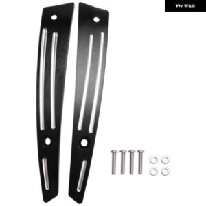 ブラック スプリット フロントガラス サイド トリム ツーリング ロード グライド FLTR 2015-2020