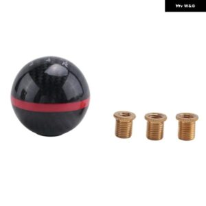 MUGEN カーボン マニュアル トランス ミッション 5速 レーシング ギア シフト ノブ ラウンド レッド