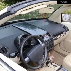 カーボンプリントカーセンター コンソール カバー ハンドル ステッカー ABS メーターギア パネル ビートル 2003-2008-2012 自動車アクセサリー