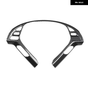 ステアリングホイール パネル 装飾カバー トリム モールディング ステッカー インフィニティ G37 G25 Q40 EX35 2010-2013 ABS カーボン