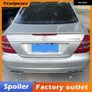 ベンツ W211 2002-2009 スポイラー E240 E280 E320 E350 E63 ABS プラスチック プライマーカラーリア トランク リップ スポイラー カーアクセサリー