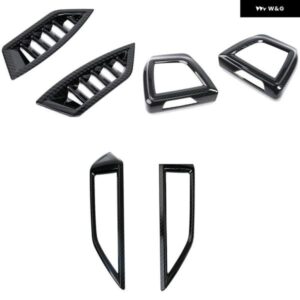 カーボンカーA/Cエア アウトレット ベントカバー トリム 装飾 フレーム XV IMPREZA 2018-2021アクセサリー