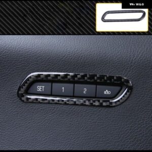 キャデラック XT4 XT5 2016 インテリア カーシート調整メモリ ボタン スイッチ フレーム カバー 装飾 トリム アクセサリー