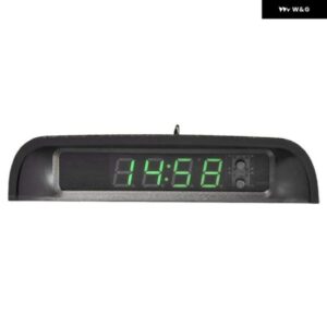 HORLOGES DE VOITURE AVEC THERMOMETRE DAFFICHAGE DE NUIT MONTRE NUMERIQUE AUTO-COLLANTE INTERNE AUTOMATIQUE HORLOGE DE VOITURE 2