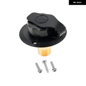 RV 水インレット接続市水注インレットフランジ真鍮チェック バルブ 付き RV ウォーターホースコネクタ 1/2インチ NPT オスキャンピングカー