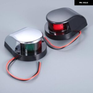 防水 DC12V LED ボート船首ナビゲーションライト赤緑船テールセーリング信号ランプマリンヨット ハザード灯 アクセサリー