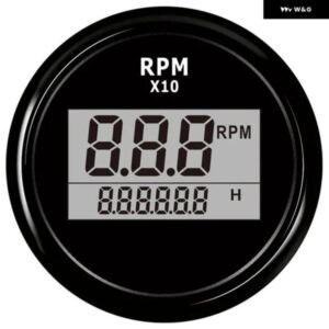 ボート LED デジタル タコメーター エンジン アワー メーター マリン船外機 RV RPM メーター