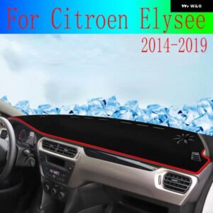 シトロエン C-エリゼ 2014-19 装飾アクセサリー ダッシュボード カバー ライトパッド インパネマットカーペット を回避