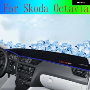 ダッシュボード カバー マットライトパッド 回避インパネカーペット シュコダ オクタヴィア A7 MK3 5E 2015-2022 インテリア アクセサリー トリム