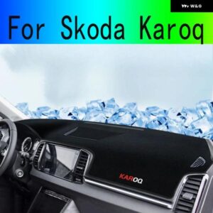 SKODA KAROQ ダッシュボード 光回避サンシェード パッド カバー マットカーペット抗 UV インテリア アクセサリー 車両用品