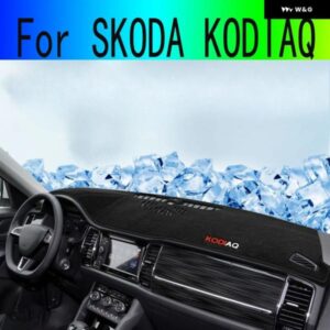 シュコダ KODIAQ ダッシュボード カバー マットサンシェード 回避ライトパッド カーペット抗 UV ケース装飾アクセサリー ダッシュボード