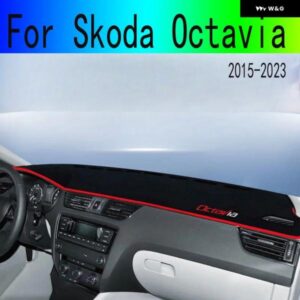 シュコダ オクタヴィア 2015-23 ダッシュボード カバー ダッシュマットサンシェード パッド インテリア アクセサリー