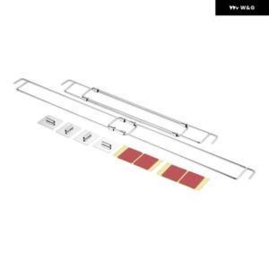 2本 12.5-22.3インチ RV 安全 バー フードドリンクスタビライザー RV 冷蔵庫キャビネット テンションロッド キャンピングカー トラベル トレーラー
