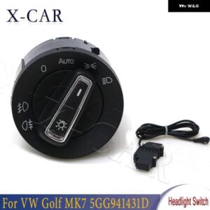 VW ゴルフ 7 MK7 自動 ヘッドライト ヘッドランプ スイッチ 制御 フォグランプ フォグライト スイッチ 5GG941431D