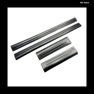 4個 フロントリア インナードアシルペダル トリム カバー ヴェゼル-V 2021-2023 スカッフプレート ステンレス