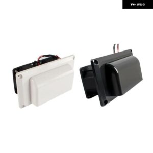 キャラバンキャンピングカートレーラーサイド エアベント 12V 25W 換気排気ファンマリンヨットファンキャンピングカートレーラーボートマリンヨット