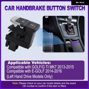 5G0927225D 5G0927225 5G0927225B 電子ハンドブレーキホールドスイッチ パーキング ブレーキ ボタン VW ゴルフ GTI MK7 2013-2015 E- ゴルフ 14-16