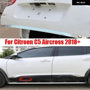 シトロエン C5 エアクロス 2018 - 2021 サイドドアモールドボディストリップ/リアテール トランク リッドストリーマーカバー トリム 外装 アクセサリー
