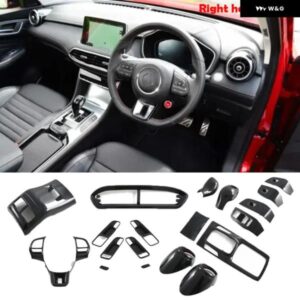 RHD MG HS 2018-2023 インテリア アクセサリーウィンドウライズギアウォーターカップカバー ステアリングホイール カバー エアコン アウトレット フレーム