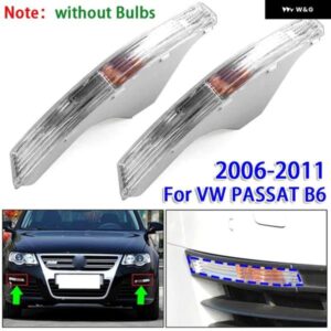フロント バンパー ウィンカー インジケーター ライト フォグランプ VW パサート B6 2006-2011 バルブ 無