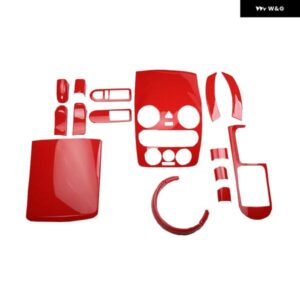 フォーク スワーゲン VW ビートル 2003-10 プラスチック レッド スタイル 装飾 アクセサリー インテリア トリム ステッカー