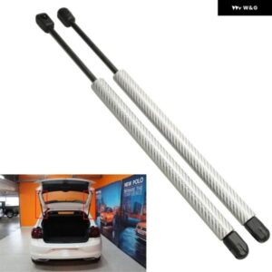 カーボン VW ポロ MK6 TYP AW 2018-2020 ハッチバック リア トランク ブーツ テールゲート ブーツ リフト サポート ガスストラット ダンパー