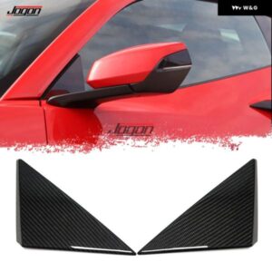 サイドウィンドウベントルーバーカバー コルベット C8 スティングレイコンバーチバーグーペ Z06 2020-2024 ピラー A フロントドア三角カバー