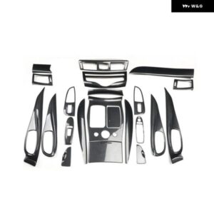 インフィニティ Q70 Q70L 2013-19 プラスチック カーボン スタイル 装飾 アクセサリー インテリア ステッカー