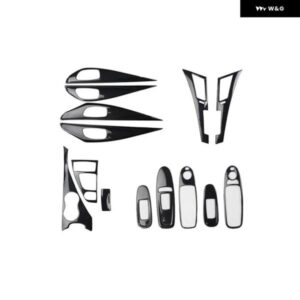 インフィニティ Q50 2015 16 17 18 19 20 21 右ハンドル プラスチック カーボン 装飾 インテリア アクセサリー トリム ステッカー