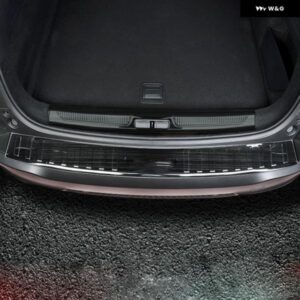 シトロエン C5X 2021-23 ステンレス 内蔵 アウター リア バンパー プロテクター ドアドアシル トランク トレッドプレート トリム アクセサリー