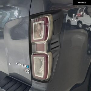 いすゞ D MAX D-MAX DMAX 2021-23 ABSブラックリアライトカバー トリム テールライト ランプ フレーム アクセサリー 外装