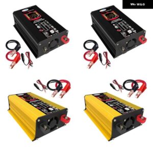 6000ワット カーインバーター 正弦波電圧変圧器デュアル USB 車両スマートインバーター DC 12V AC 110V 220V LCD ディスプレイ