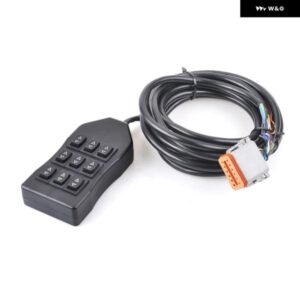 スイッチ ボックス DC 12V 9 ボタン エアライドサスペンション マニュアル コントローラ ースイッチ バルブ 交換 コントローラ ー