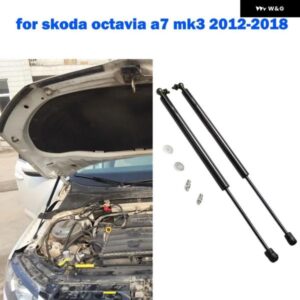 自動フロントフード ボンネット ガスストラットリフト サポート シュコダオクタヴィア A7 MK3 2012-2018 アブソーバー ガスショック ダンパー
