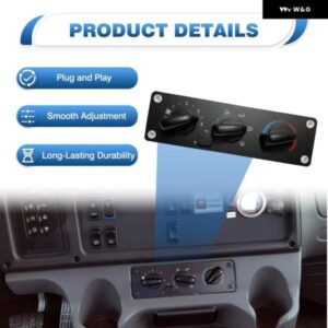 24ピン A/C エアコン ヒーター気候 制御 モジュール フレートライナー M2 2002-2021 599008 A2257054001 A2257054003