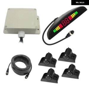 LED トラック センサー システム パーキング センサーキット 4センサーエアラインリバース レーダーサウンド アラートレーダー システム