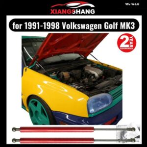 1991-1998 フォーク スワーゲン ゴルフ MK3 フロント ボンネット フード ガスストラット スプリング カーボン ダンパー リフト サポート アブソーバー