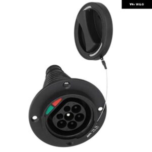 三相 16A 32A エネルギー車両エンド欧州スタンダード 7穴 オスヘッド電気車両エンド AC 充電ソケット