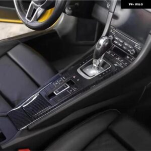 シェポル 911 カレラ タルガ 2012-2018 カーボン スタイル 装飾 インテリア アクセサリーセンター プラスチック トリム ステッカー