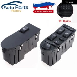 フロント左右パワーウィンドウリフタースイッチ ボタン MAN TGA TGX 81258067097 81258067098