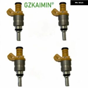 4個 燃料 インジェクター OEM 0K30E-13-250 0K30E13250 H-YUNDAI K-IA RIO 1.6L 2001 2005 - FJ640