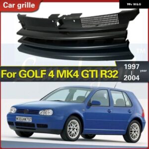 黒車 グリル フロントフード グリル ゴルフ 4 MK4 R32 1997-2004 1J0853655G レーシング グリル