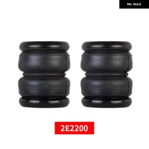 2個-2E2200 エアライド スプリング サスペンション 2200IB エアシングルポート 1/4 NPT 小さなゴム衝撃吸収バッグ