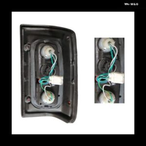 1ペア LED 電球 テールライト 動作パトロール 1988-1997 26555-05J00 リア バンパー ブレーキターンランプ