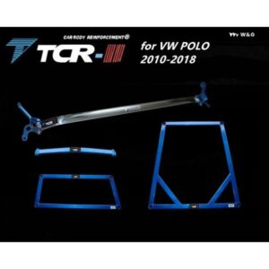 サスペンション ストラットバー VW ポロ 2002-2009 シュコダファビアカーアクセサリースタビライザーバーカー スタイリング 補助タンクテンションロッド