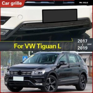 フォーク スワーゲン VW ティグアン MK2 2017 2018 2019 L 車 フロント レーシング グリル トリム 周辺 レーシング グリル トリム カー スタイリング レーシ