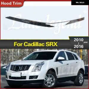 フロントフードブライトストリップ キャデラック SRX 2010-2016 フロント バンパー グリル トリム ストリップフロントフードガーニッシュストリップ