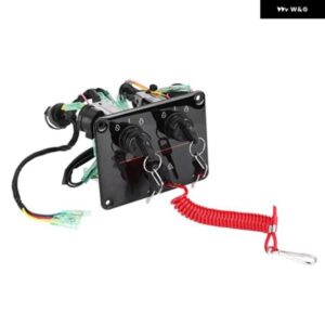 デュアル エンジン キースイッチ パネル 12Vデュアルキースイッチ パネル ヤマハ 船外機ヨット