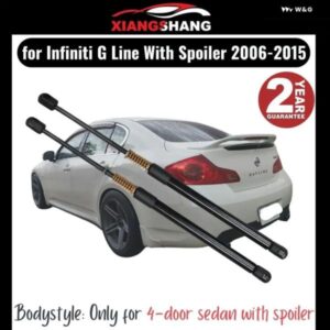 2個 リアテールゲート ダンパー インフィニティ Gライン V36 G25/G35/G37 セダンスポイラー 付き スプリング トランク ブーツ ガス充填ガスストラット